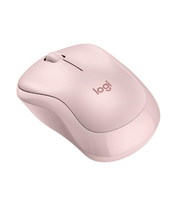 Mouse raton logitech m240 optico bluetooth silent rosado