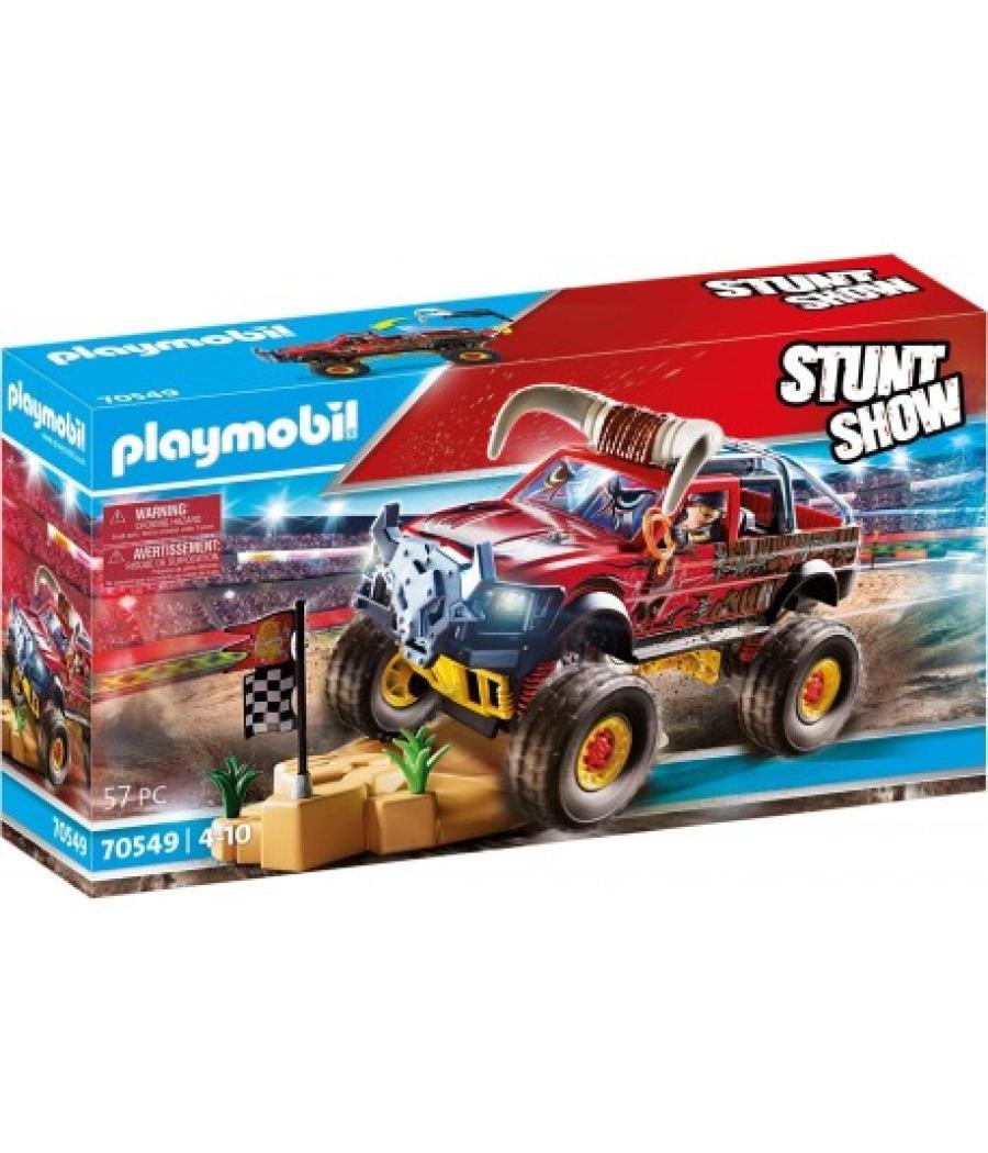 Playmobil stuntshow monster truck horned