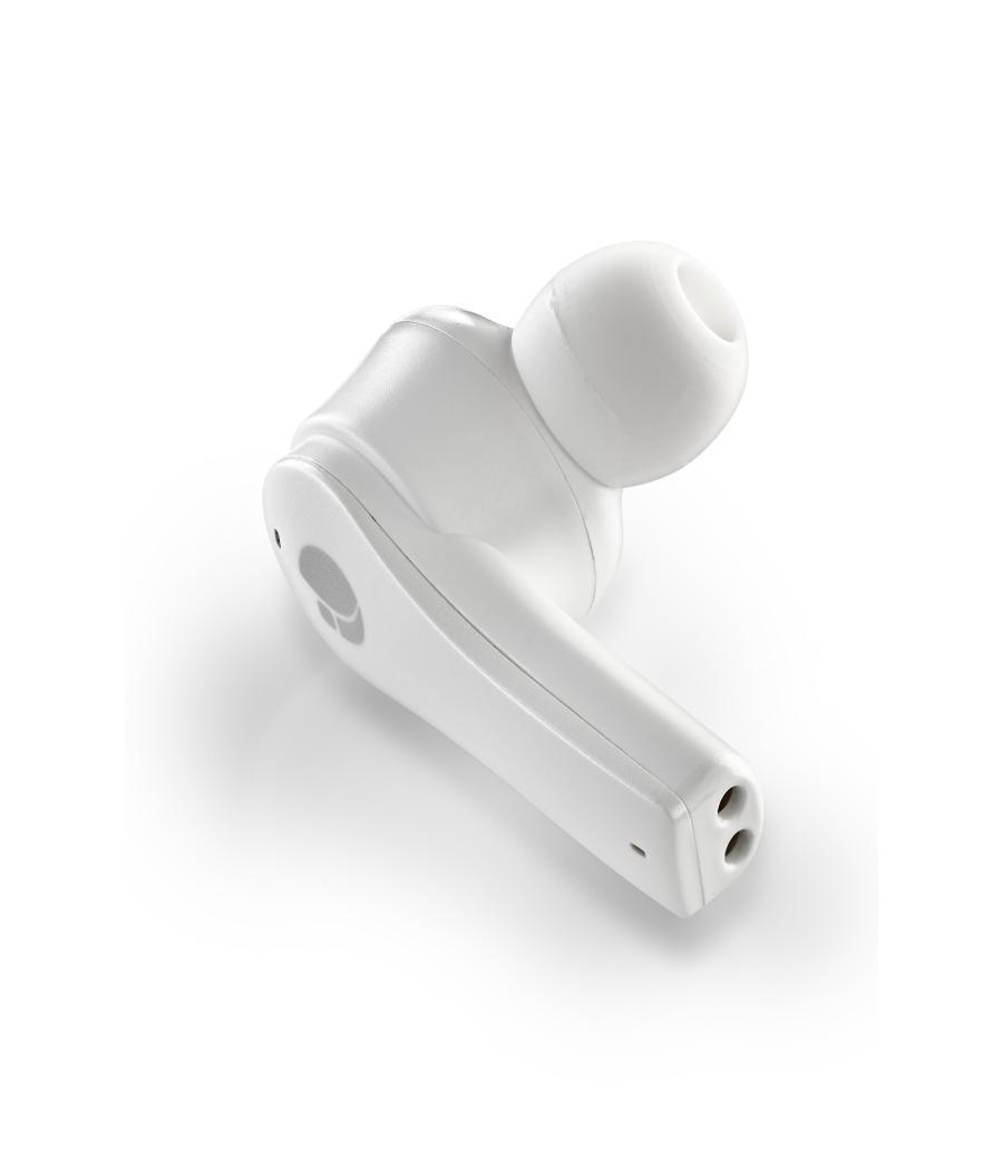 Auriculares inalambricos ngs artica bloom white bluetooth 5.1 + estuche de carga - blanco