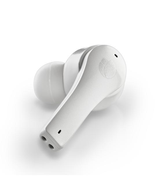 Auriculares inalambricos ngs artica bloom white bluetooth 5.1 + estuche de carga - blanco