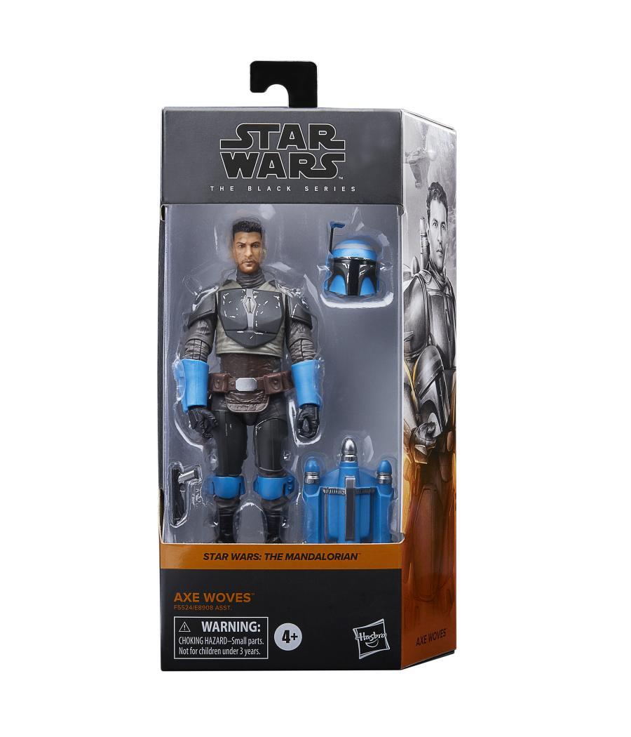 Figura hasbro star wars: the mandalorian - axe woves