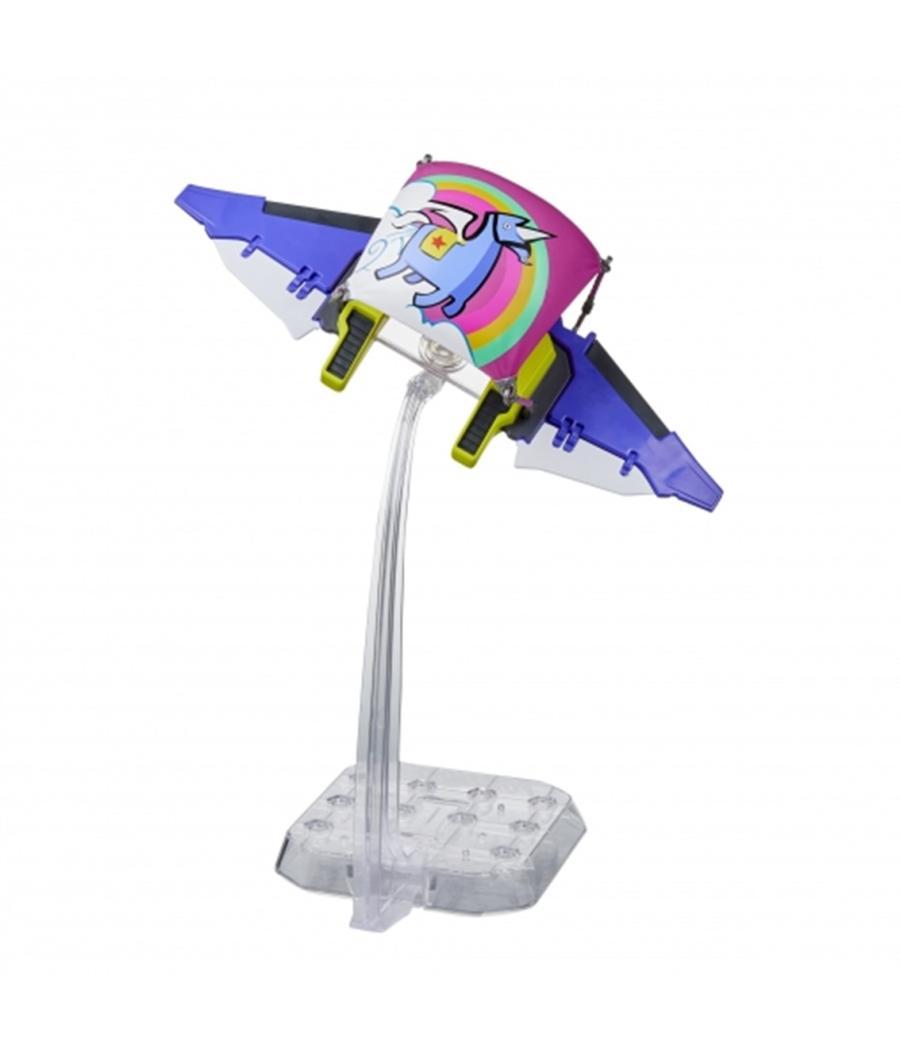 Figura hasbro fortnite victory royale glider vehiculo llamacorn express