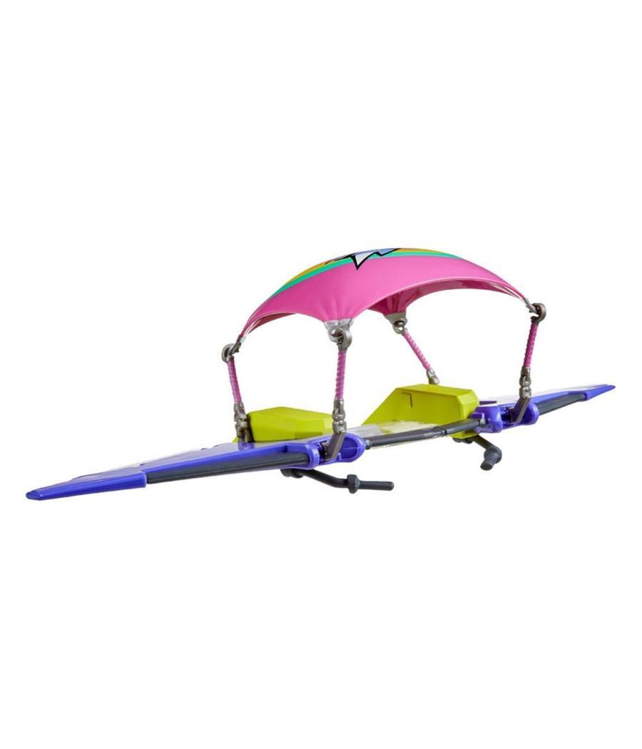 Figura hasbro fortnite victory royale glider vehiculo llamacorn express