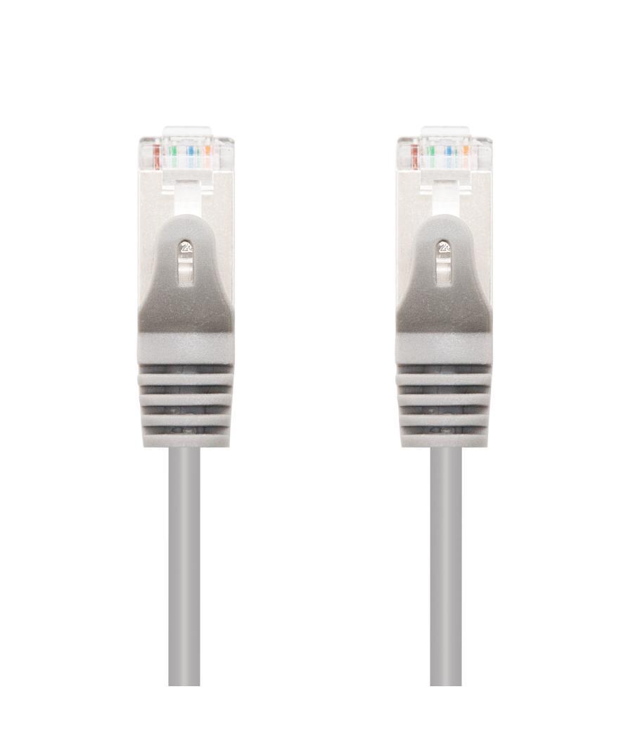 Latiguillo cable red ftp cat6 rj45 nanocable 3m gris