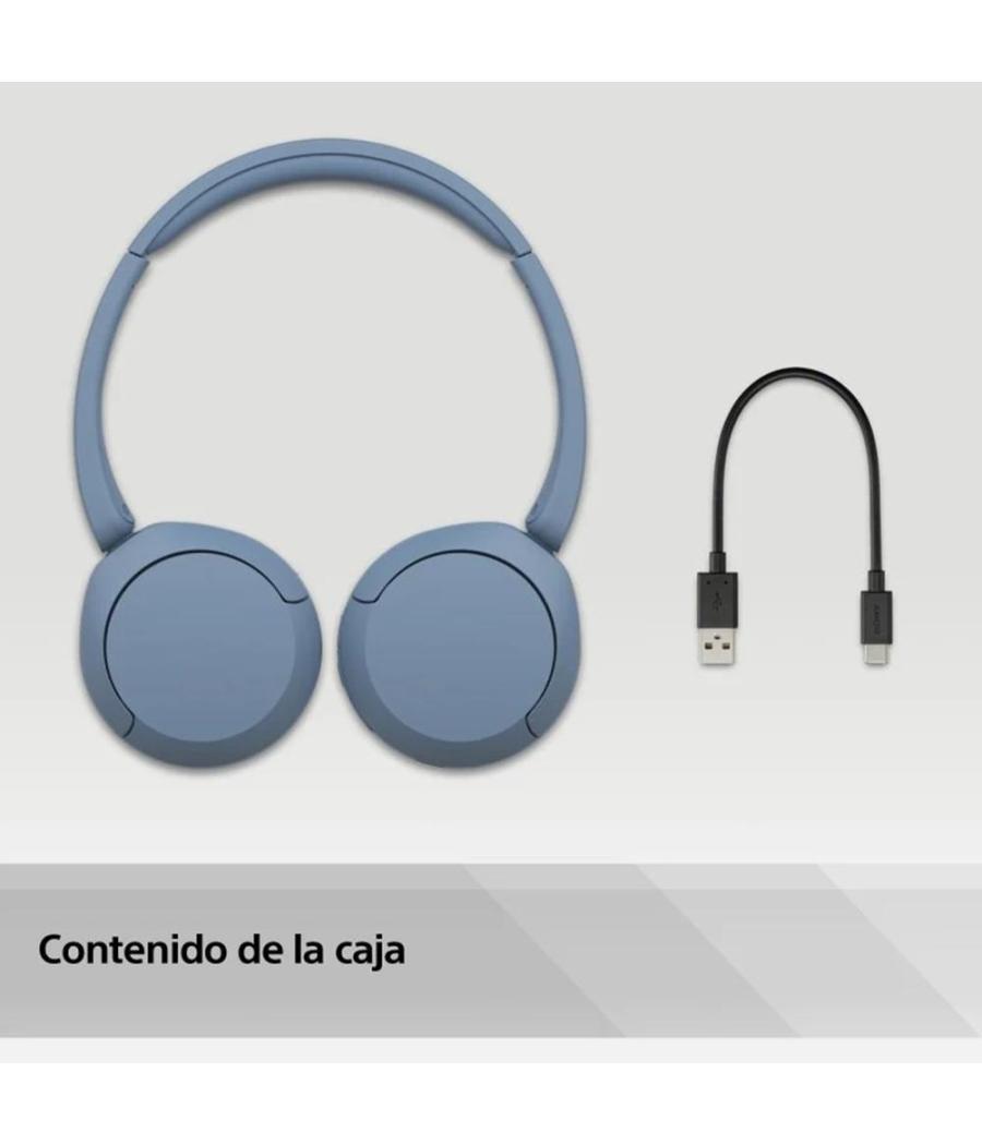 Auriculares sony wh - ch520 bluetooh azul