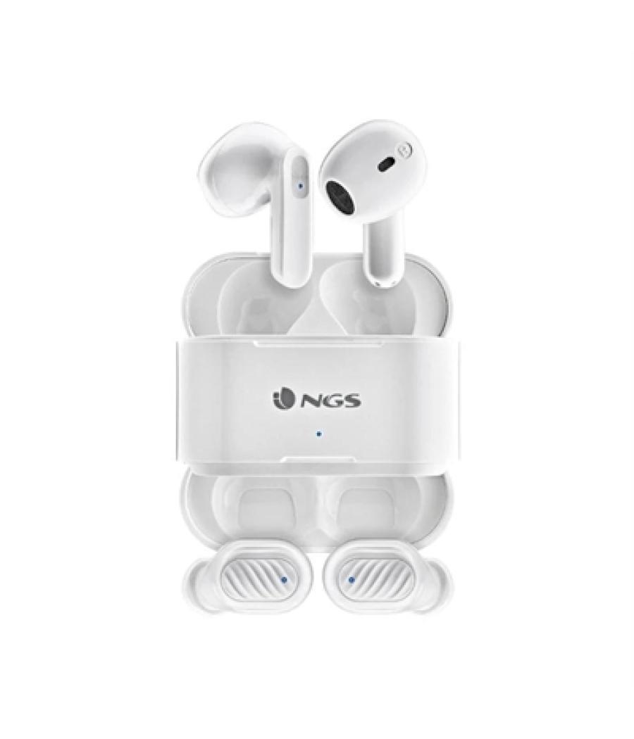 Auriculares bluetooth ngs articaduo tipo - c blanco