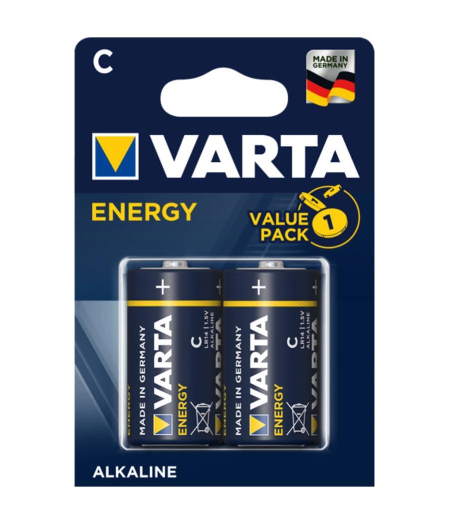 Blister pilas varta alcalinas energy lr14 c - 2 pilas