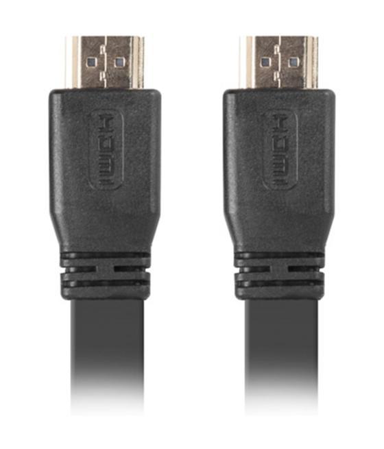 Cable hdmi lanberg macho - macho v2.0 4k plano 1.8m negro