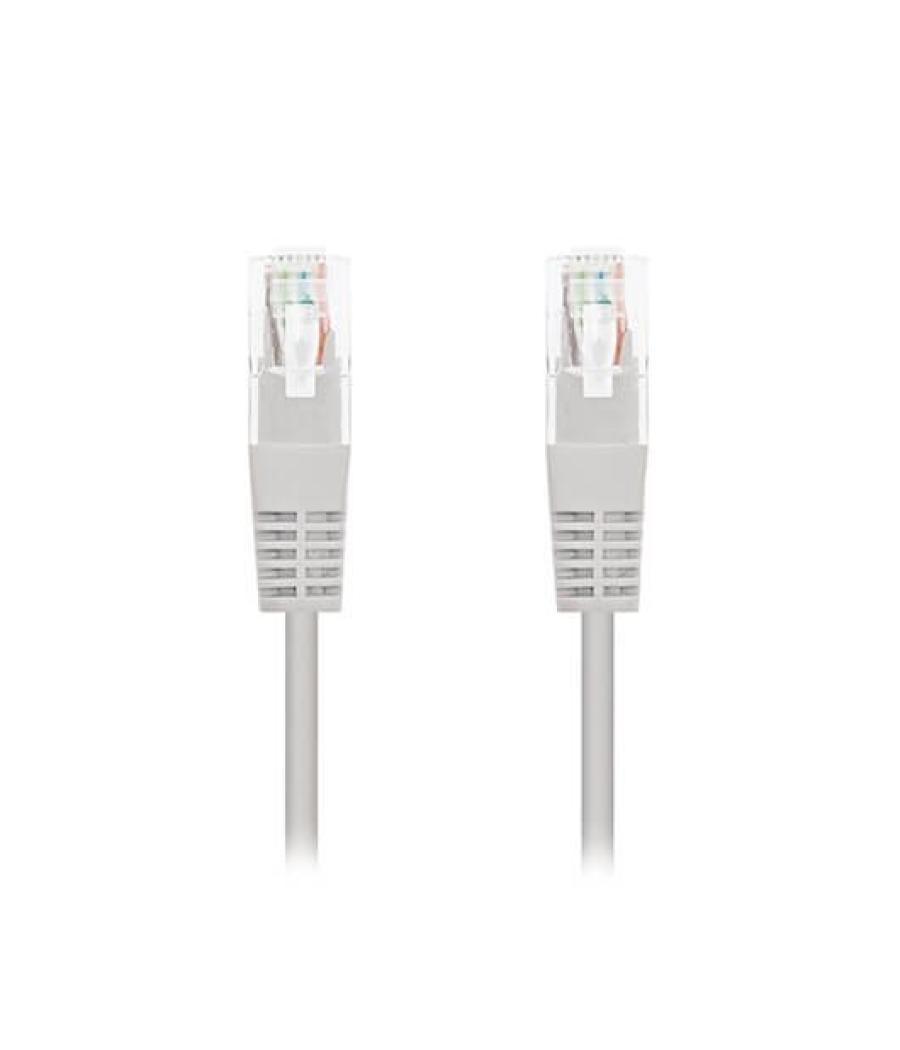 Latiguillo cable red utp cat5e rj45 nanocable 10m gris