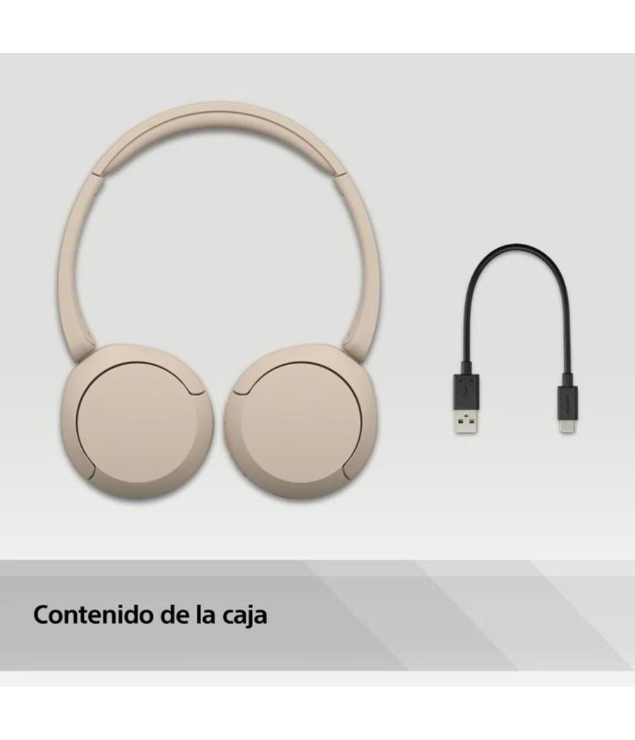 Auriculares sony wh - ch520 beige