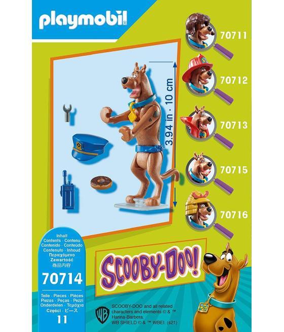Playmobil scooby - doo! figura coleccionable policia