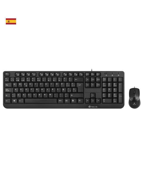Kit teclado + mouse raton ngs cocoa usb