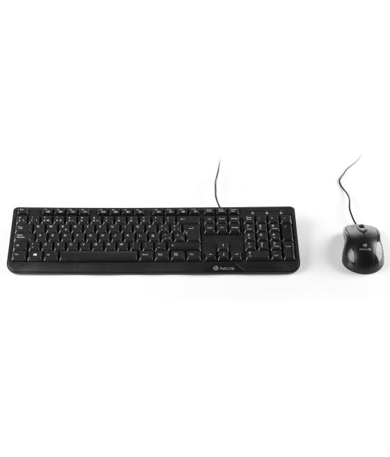 Kit teclado + mouse raton ngs cocoa usb