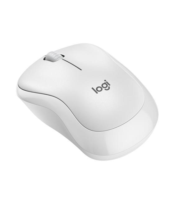 Mouse raton logitech m240 optico bluetooth silent blanco crudo