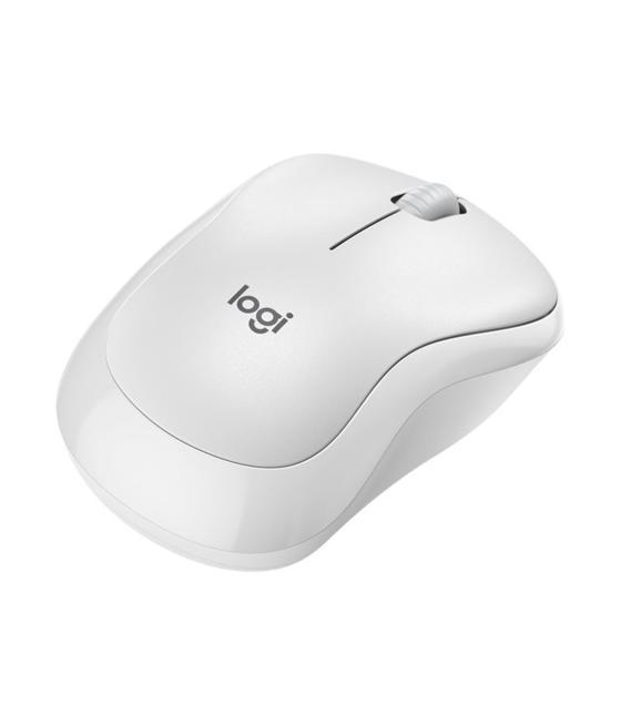 Mouse raton logitech m240 optico bluetooth silent blanco crudo