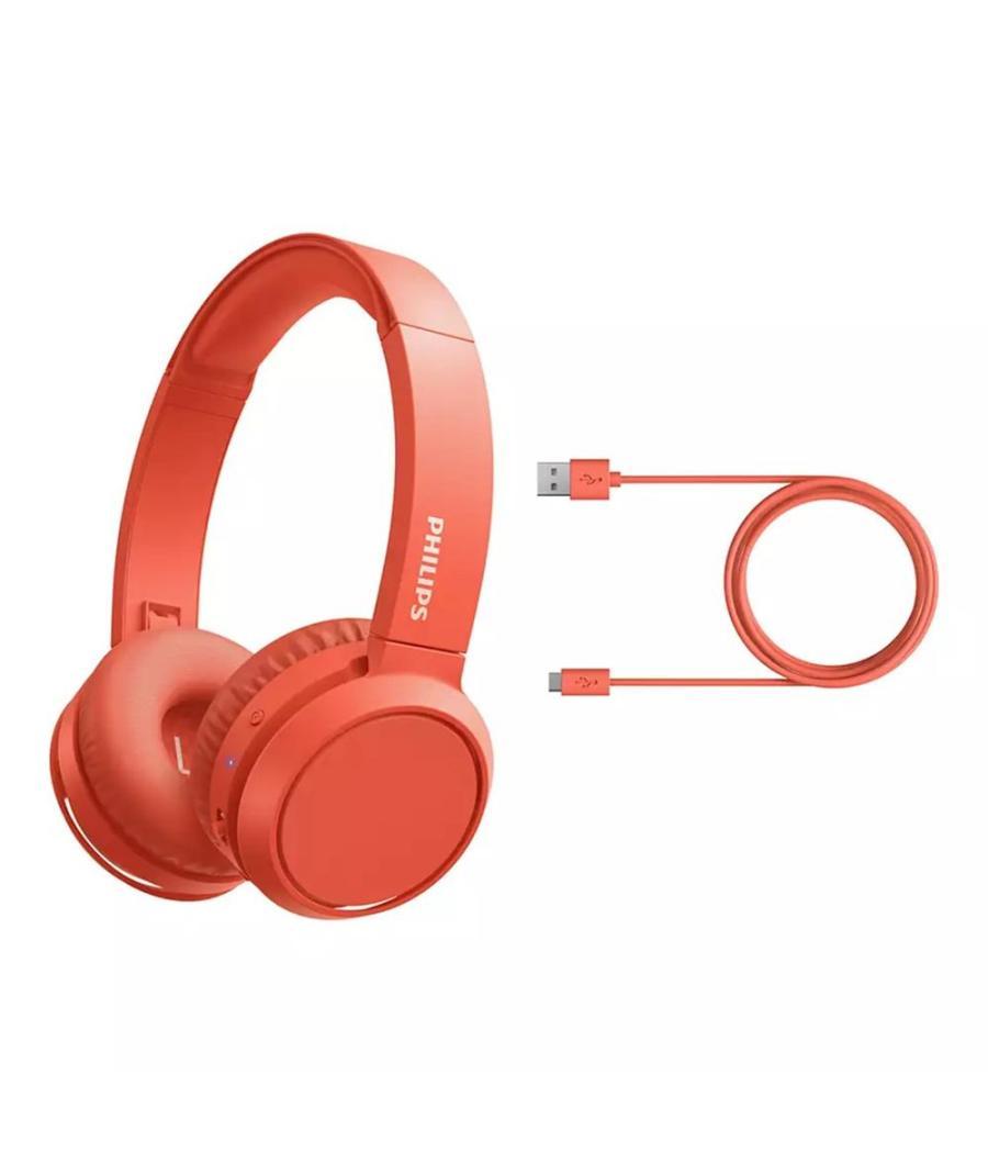 Auriculares philips tah4205rd - 00 inalambrico rojo