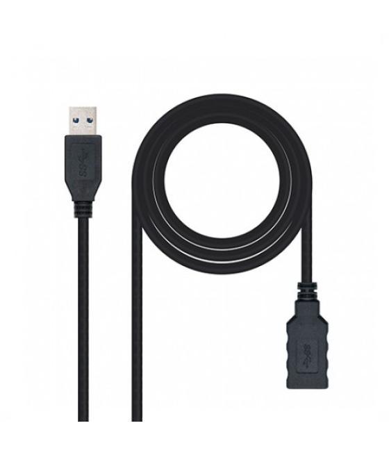 Cable usb(a) 3.0 a usb(a) 3.0 nanocable 2m negro macho - hembra