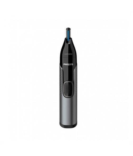 Cortapelos philips + naricero nt3650 - 16 negro 2peines - cuchilla lavable - ducha - recortador - pila aa