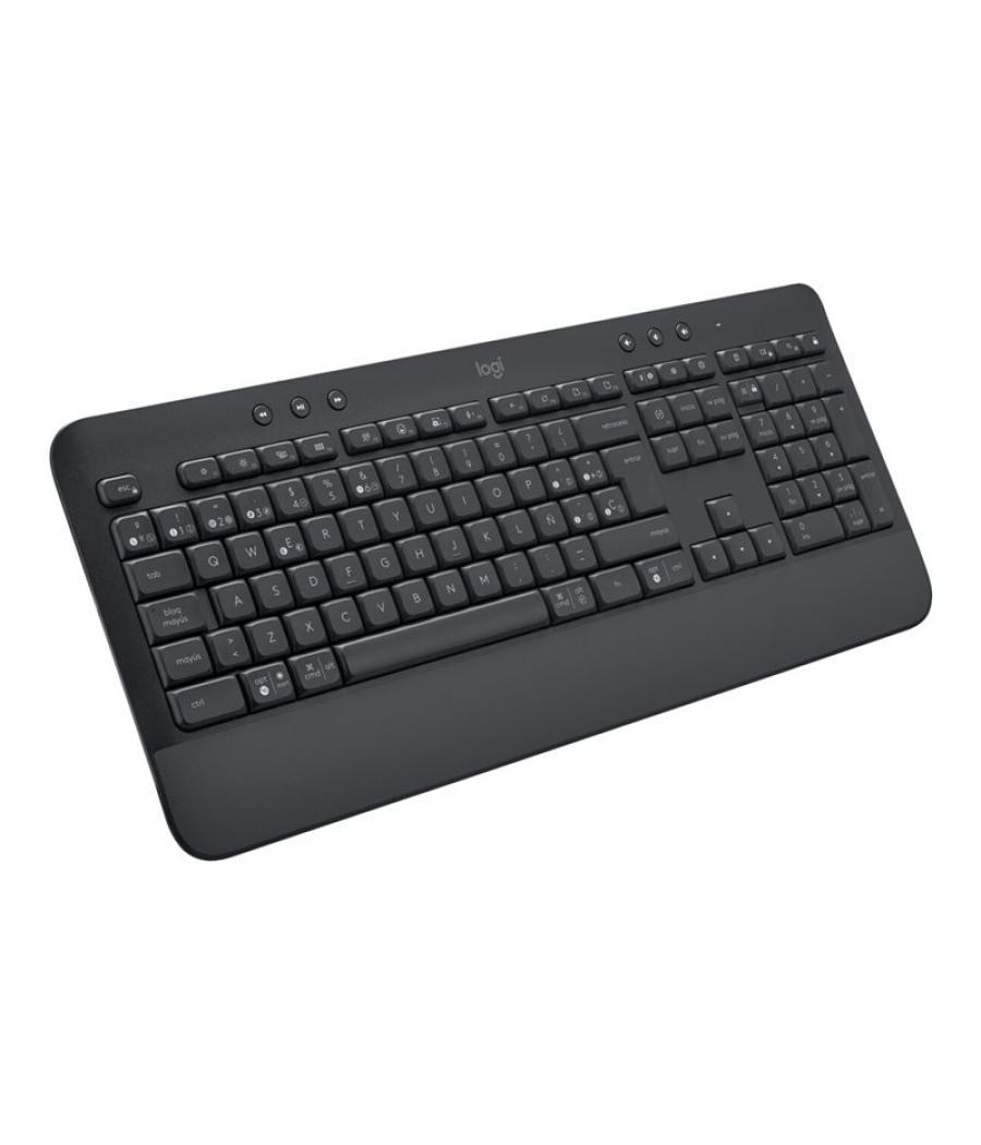 Teclado logitech signature k650 wireless inalambrico grafito