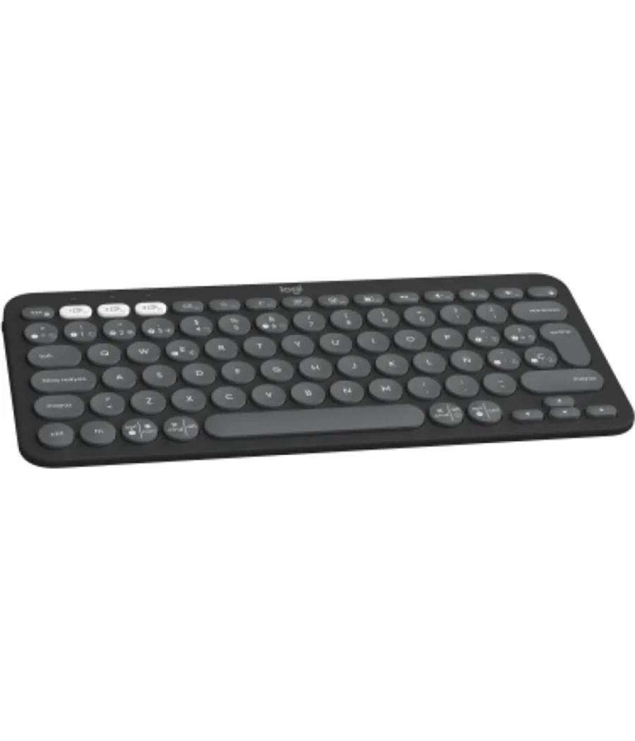 Teclado logitech pebble keys 2 k380s inalambrico grafito