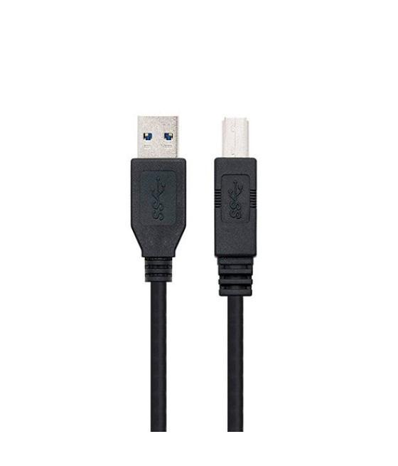 Cable usb tipo a 3.0 a usb tipo b 3.0 nanocable 2m negro macho - macho