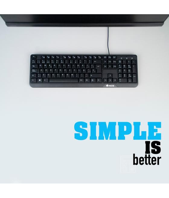 Teclado con cable ngs funky v3 usb