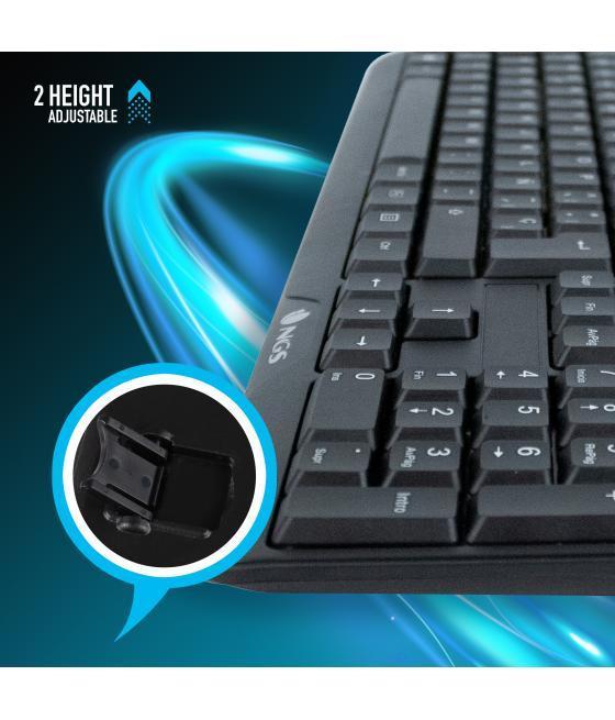 Teclado con cable ngs funky v3 usb