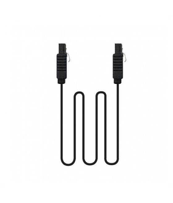 Cable datos sata iii nanocable 0.5m negro anclajes - 10.18.1001 - bk