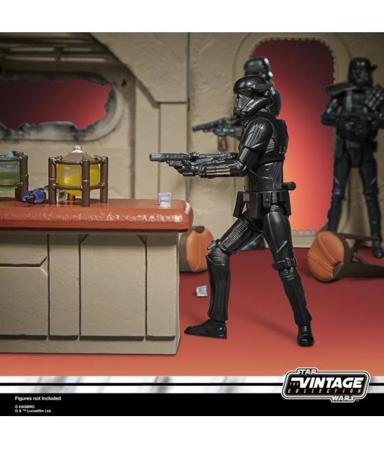 Set nevarro cantina + figura hasbro 9 -5 cm death trooper the mandalorian star wars vintage f39025