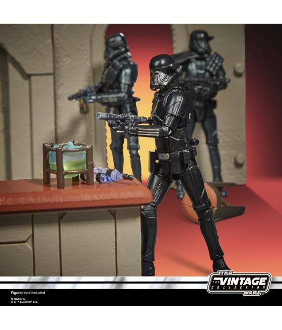 Set nevarro cantina + figura hasbro 9 -5 cm death trooper the mandalorian star wars vintage f39025