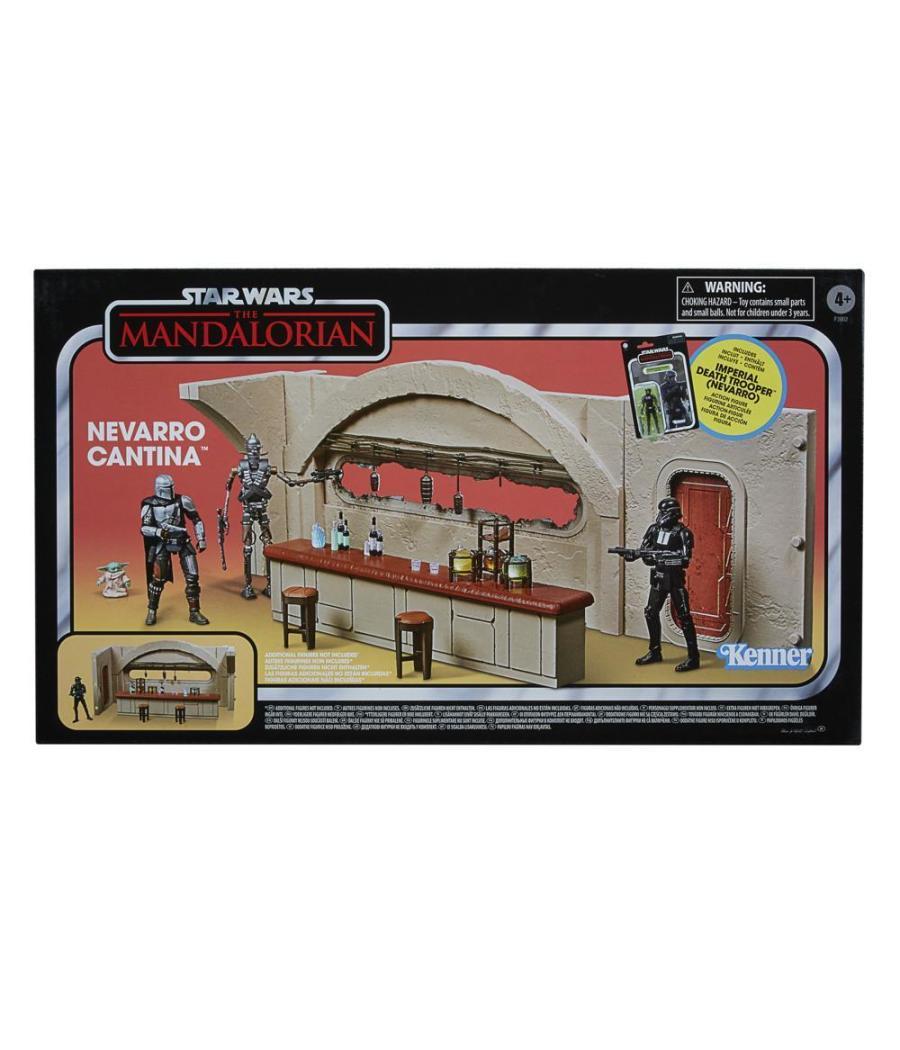 Set nevarro cantina + figura hasbro 9 -5 cm death trooper the mandalorian star wars vintage f39025