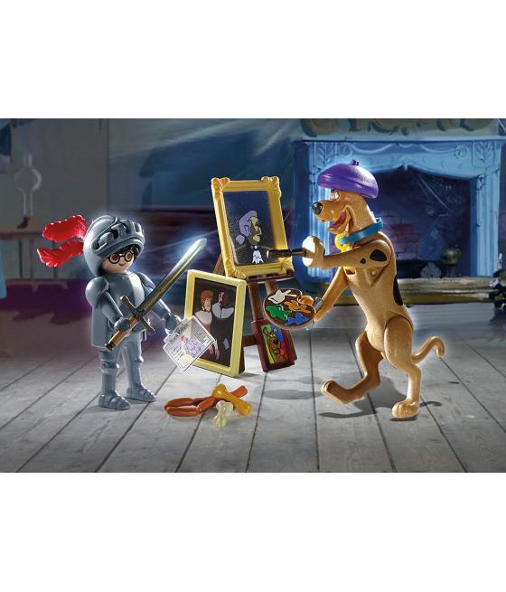 Playmobil scooby - doo! aventura con black knight