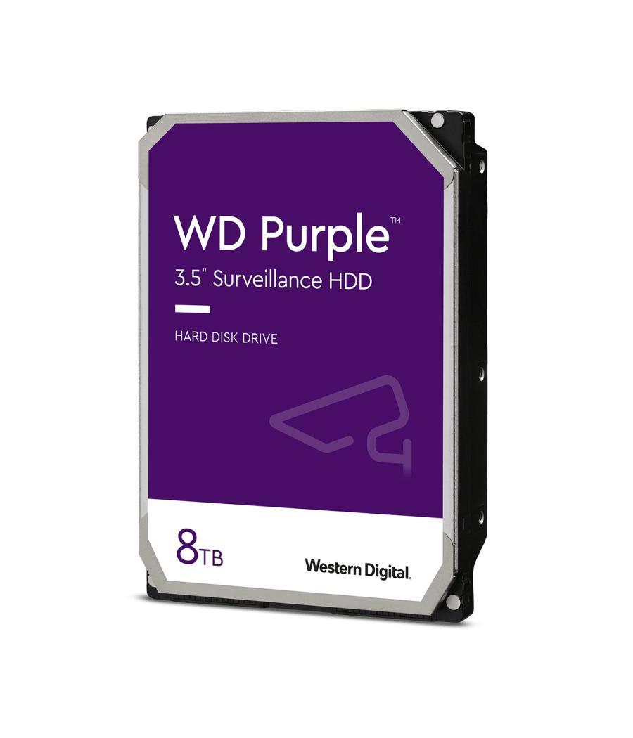 Disco duro interno hdd wd western digital purple wd84purz 8tb 3.5pulgadas sata3 5400rpm 128mb