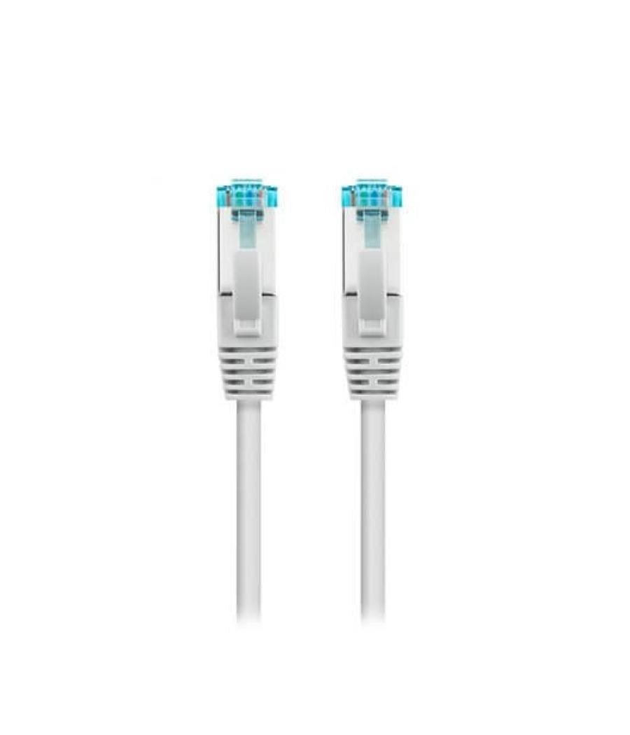 Latiguillo cable red nanocable rj45 lszh cat.7 10m gris 600mhz - 10m - awg26 - gris