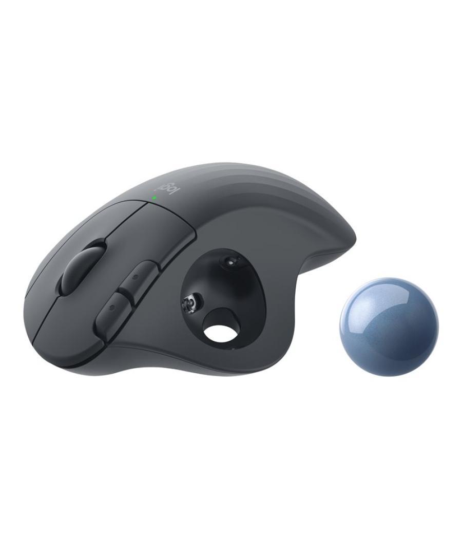 Mouse raton logitech trackball ergo m575 optico wireless inalambrico grafito