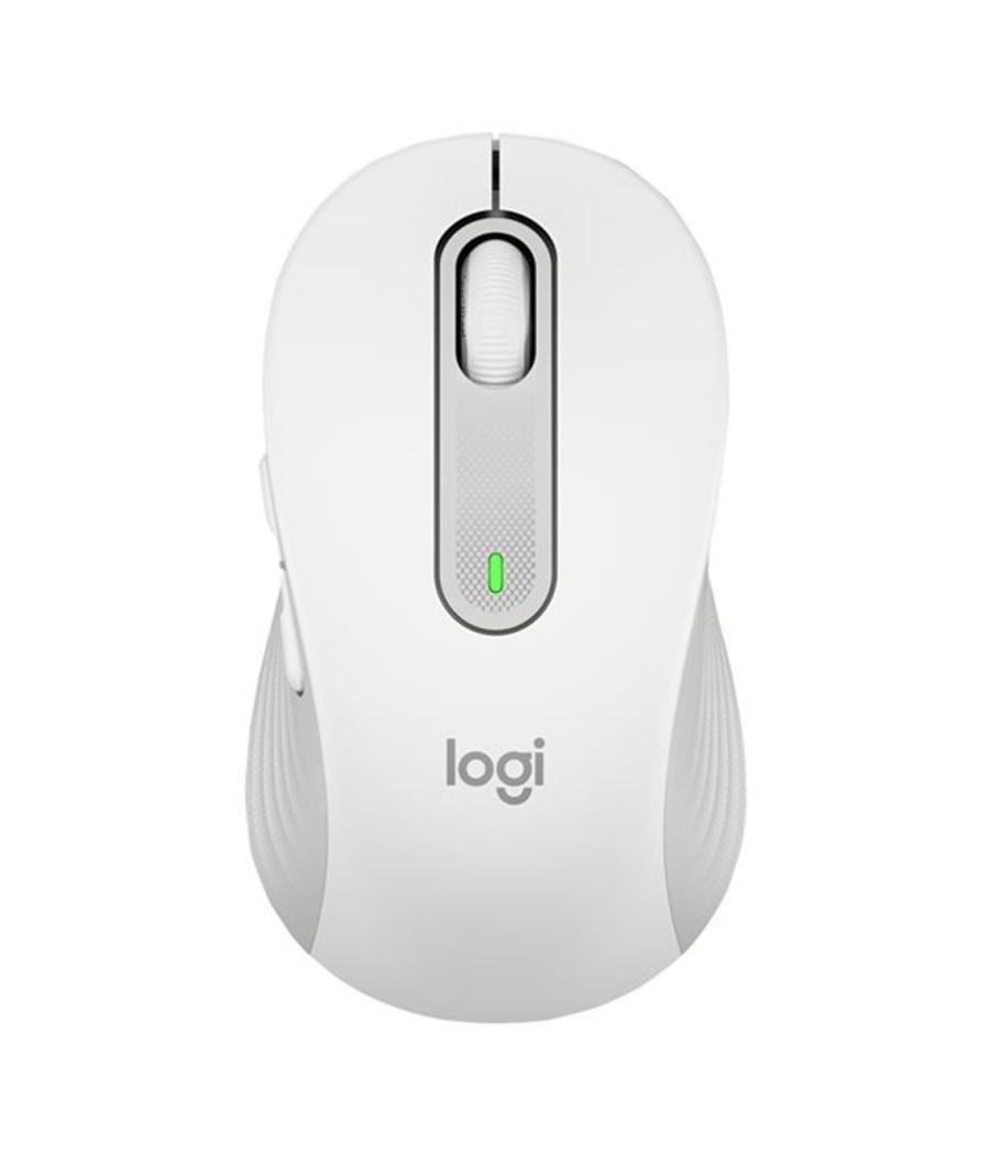 Mouse raton logitech m650 for business mediano wireless inalambrico blanco crudo