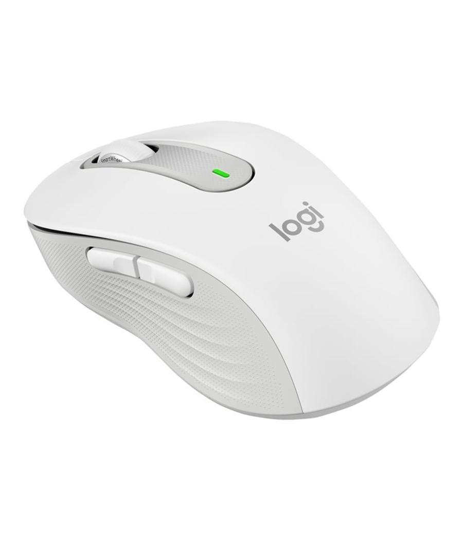 Mouse raton logitech m650 for business mediano wireless inalambrico blanco crudo