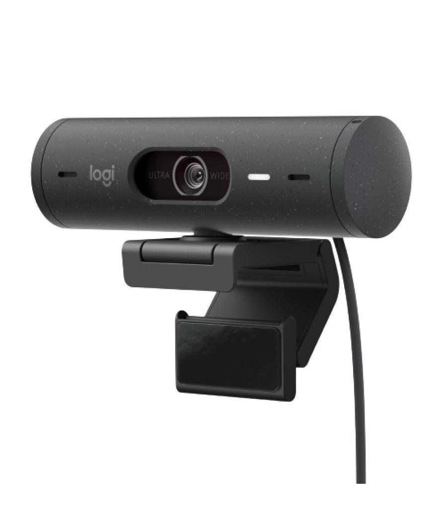 Webcam logitech brio 500 grafito full hd - usb tipo c