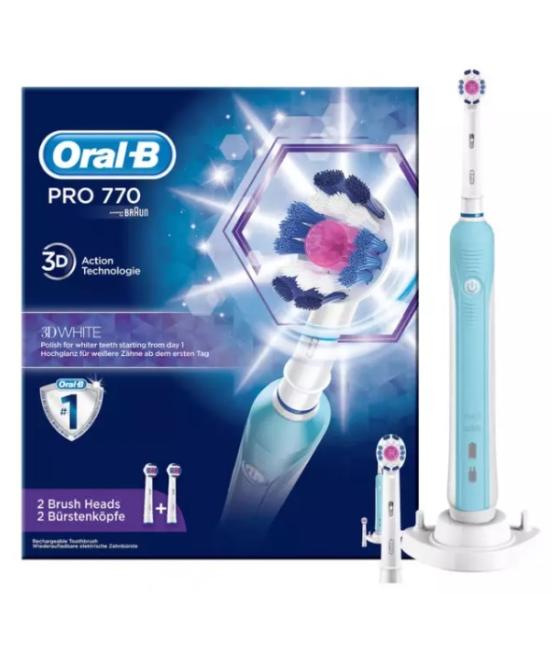 Cepillo dental electrico braun oral b pro 1 770 + 2 cabezales