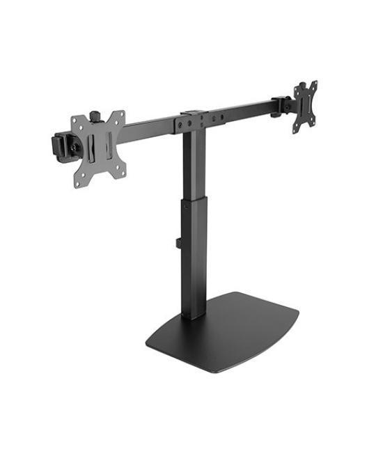 Soporte monitor de mesa tooq para 2 pantallas 17pulgadas - 27pulgadas