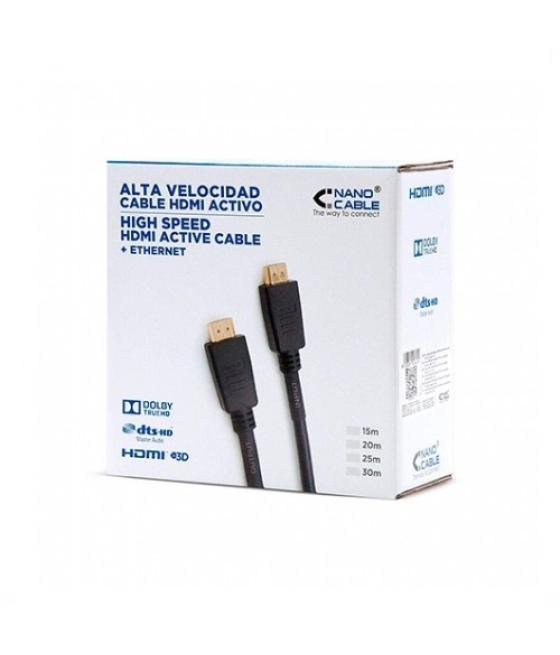 Cable con ferrita hdmi macho - macho 15m nanocable v1.4