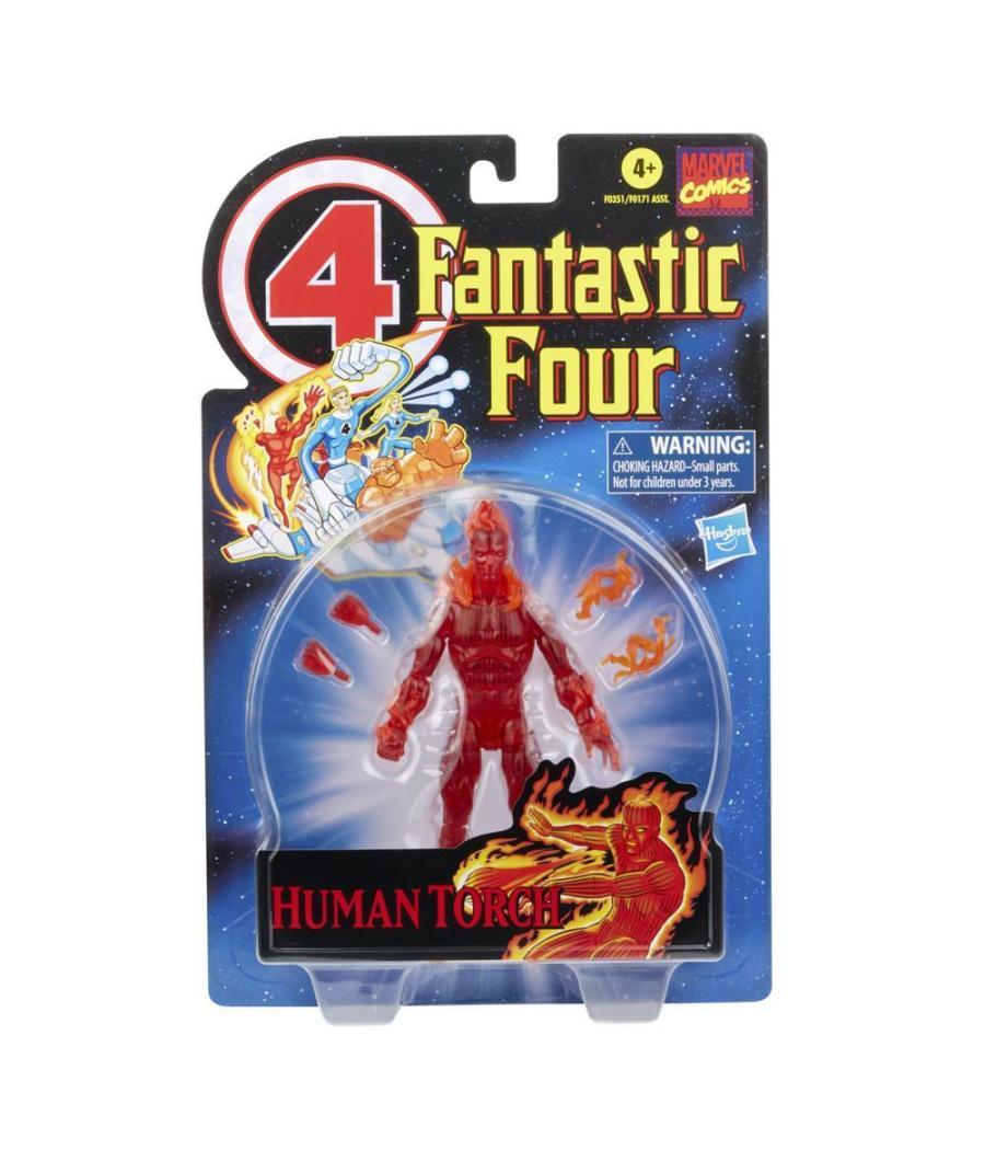 Figura hasbro antorcha humana 15 cm fantastic four marvel legends f03515l0