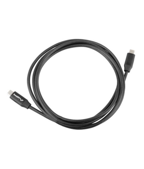 Cable usb tipo c lanberg 1m - macho - macho - carga rapida - negro