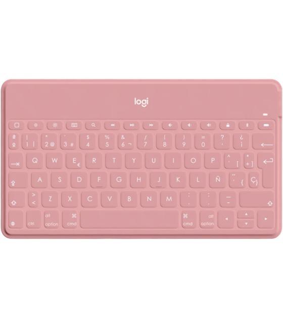 Teclado logitech keys to go wireless inalambrico para iphone ipad y apple tv blush