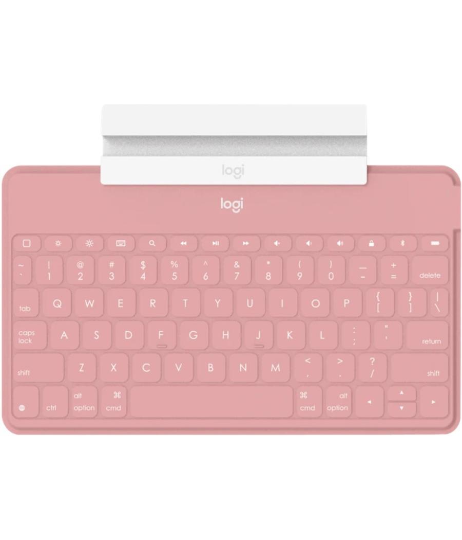 Teclado logitech keys to go wireless inalambrico para iphone ipad y apple tv blush