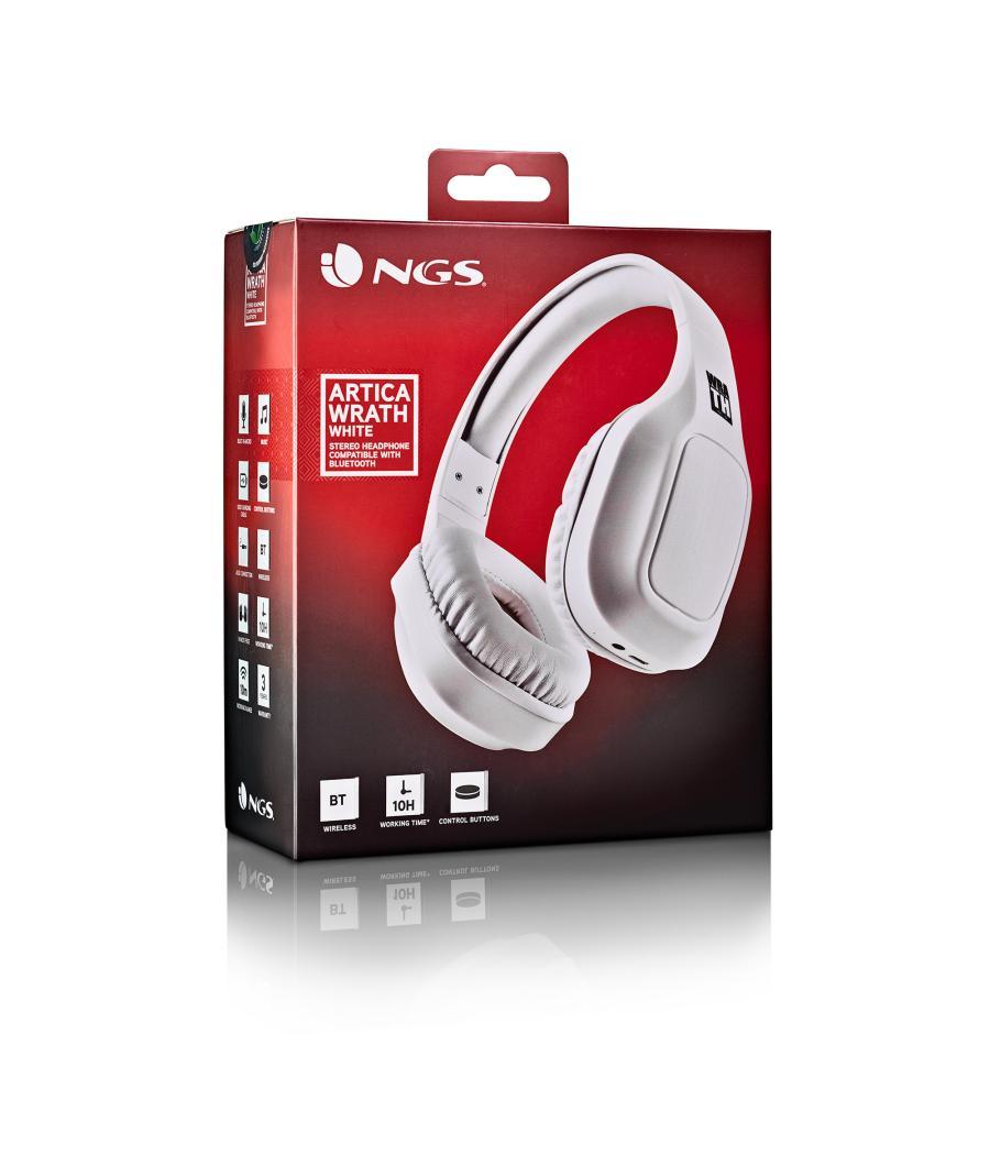 Auriculares inalambricos ngs artica wrath blanco