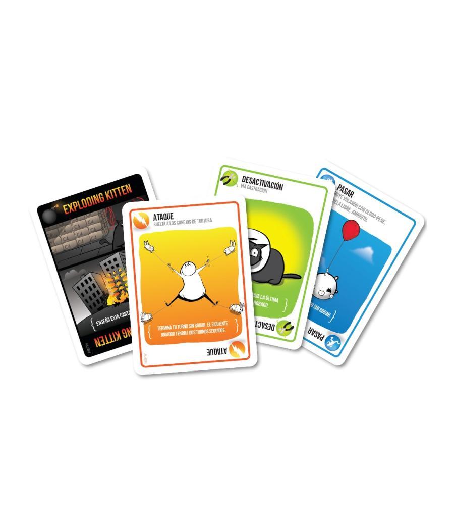 Juego de mesa asmodee exploding kittens nsfw pegi 18