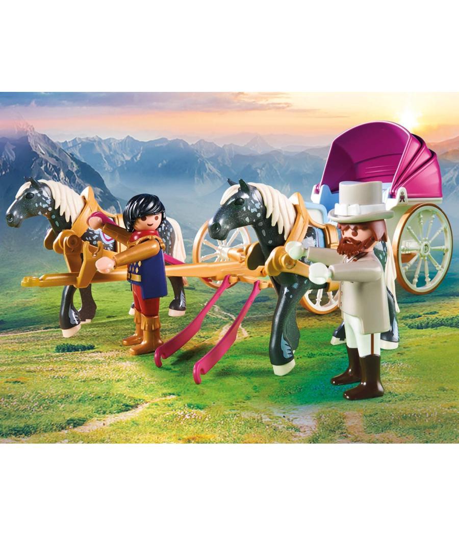 Playmobil carruaje romantico tirado por caballos