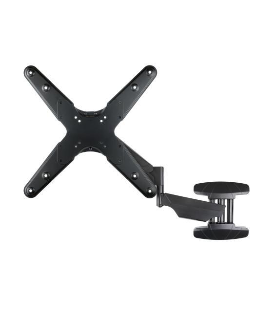 Soporte tv - monitor tooq 23pulgadas - 55pulgadas giratorio - inclinable negro vesa max 400x400 - inclinable 5º - 15º - girable 