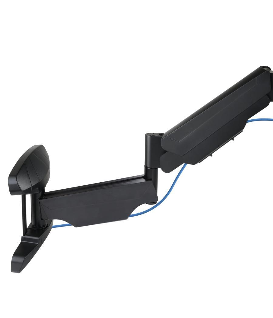 Soporte tv - monitor tooq 23pulgadas - 55pulgadas giratorio - inclinable negro vesa max 400x400 - inclinable 5º - 15º - girable 